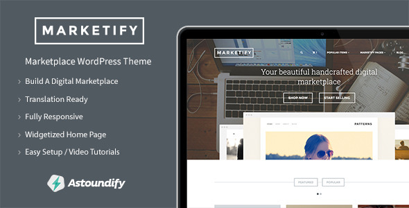 Marketify 数字交易市场 WordPress主题创客主题-云模板