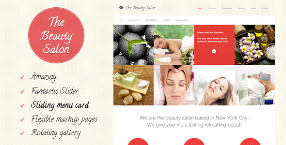 The Beauty Salon v3.1 - 健康美容 WordPress主题模板-云模板