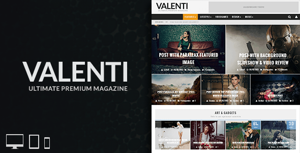 Valenti 新闻杂志相册图片摄影展示 WordPress主题-云模板