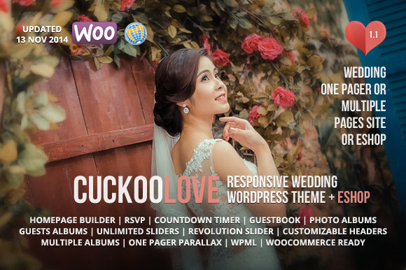 CuckooLove WordPress婚庆主题-云模板