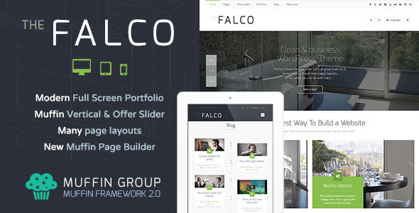 Falco 多用途 WordPress企业主题[v1.2.8]-云模板