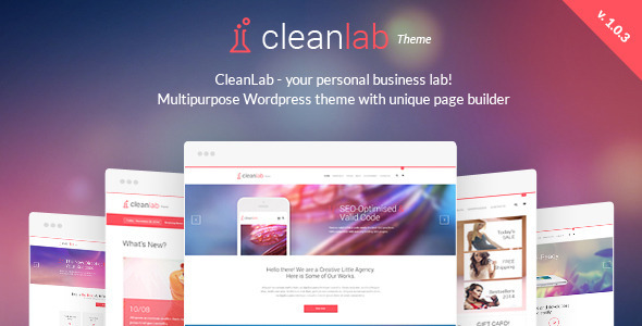 CleanLab 创意多用途 WordPress企业主题[更新至v1.0.2]-云模板