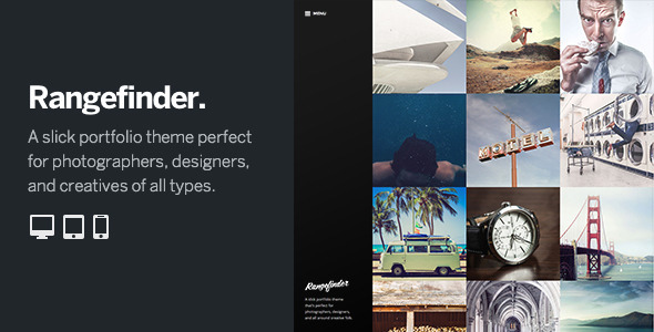 Rangefinder WordPress瀑布流主题-云模板
