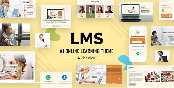 LMS 培训教育学习管理系统WordPress主题