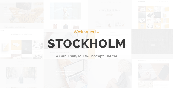 Stockholm 多概念电商网站WordPress主题-云模板