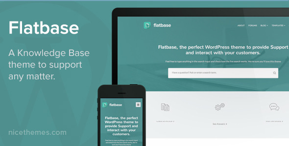 Flatbase 百科维基FAQ WordPress主题 [ 更新至 v1.0.2 ]-云模板