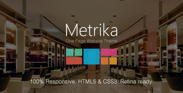 Metrika 单页个人简历 WordPress主题 [ 更新至 v2.3.7 ]-云模板