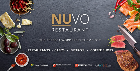 NUVO 餐饮餐厅 WordPress主题