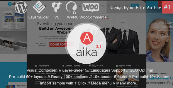 Aaika 多用途 WordPress主题 [ 更新至 v3.1.4 ]-云模板