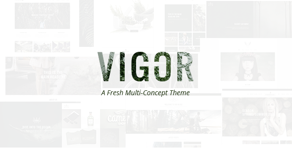 Vigor 新概念 WordPress主题  [ 更新至 v1.3 ]-云模板