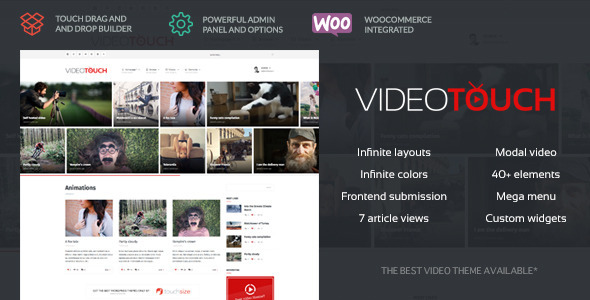 VideoTouch 视频WordPress主题-云模板