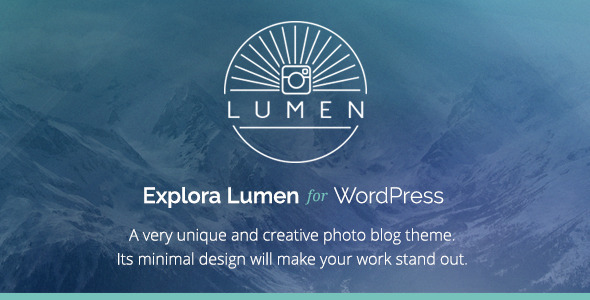Lumen 摄影个人作品展示 WordPress主题-云模板
