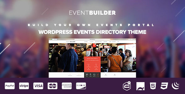 EventBuilder 活动会议演出 WordPress主题-云模板