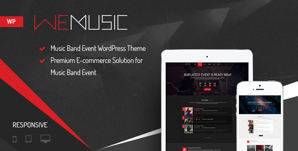 WeMusic - 音乐活动音乐节WordPress主题-云模板