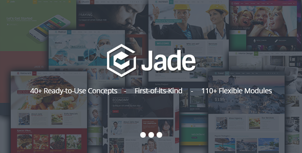 Jade 灵活多用途 WordPress主题[v1.2.1]-云模板