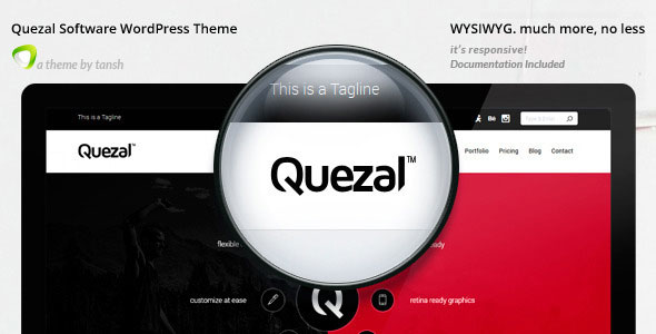 Quezal v2.6.0 - 软件 WordPress主题-云模板
