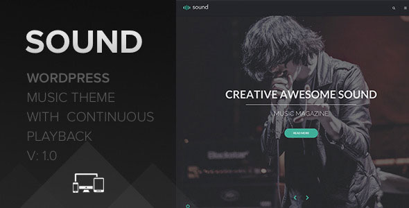 Sound Music 音乐演唱会网站WordPress主题 - v1.1
