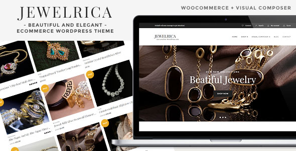 Jewelrica Commerce电商 WordPress 主题 v1.1.2