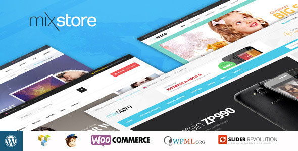 MixStore 多用途购物商城 WooCommerce主题