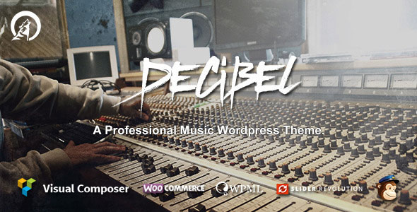 Decibel 音乐电台网站模板WordPress主题 - v3.1.4