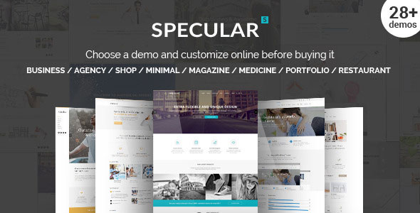 Specular v2.6.1 - Responsive Multi-Purpose Business Theme