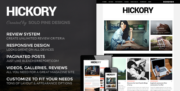 Hickory 杂志 WordPress主题 v2.0.5