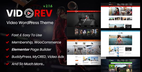 VidoRev-Nulled-Video-WordPress-Theme