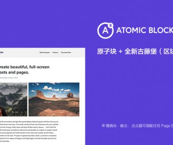 Atomic Blocks | 简单 易用 轻量 官方 WordPress 入门主题 中文汉化版